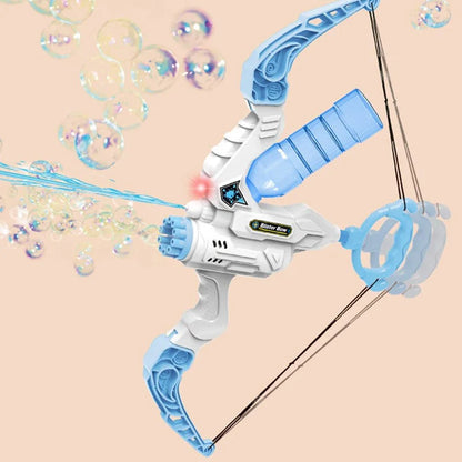 2-in-1 Bow and Arrow Water + Bubble Machine Gun