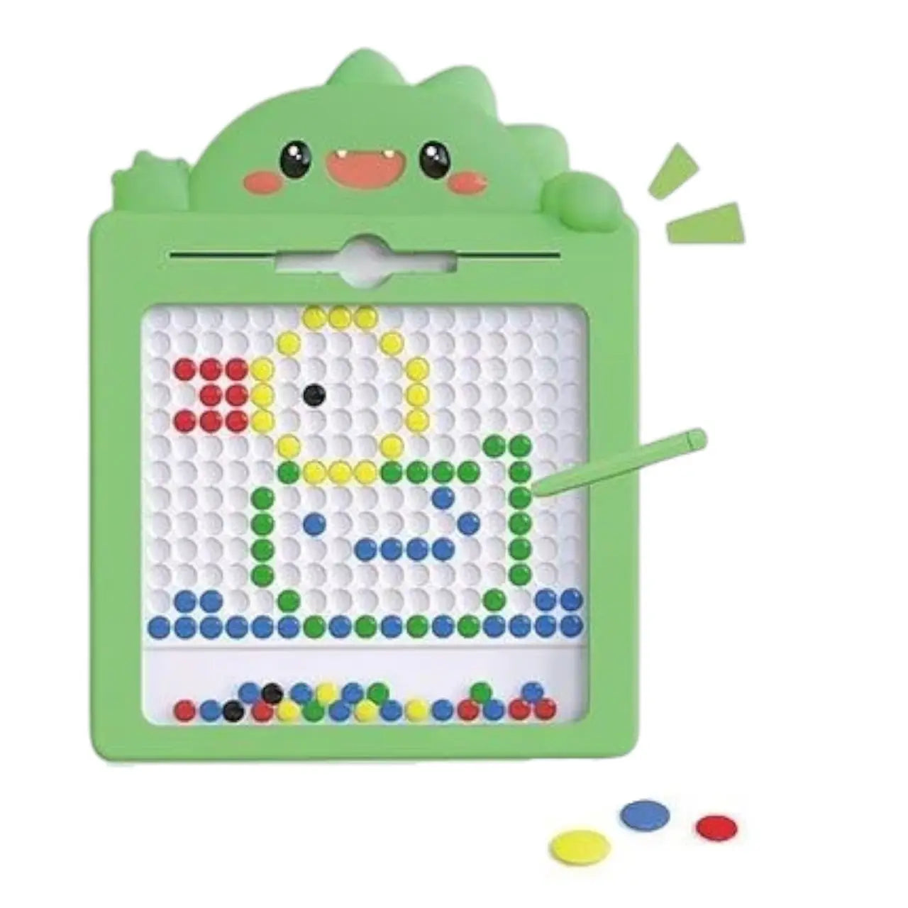 Cute Dinosaur Theme Magnetic Drawing Multicolour Beans Board