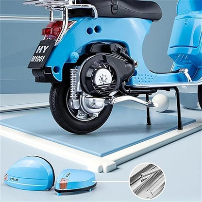 Vespa Scale Alloy Classic Leisure Motorcycle Model die-cast Metal Motorcycle