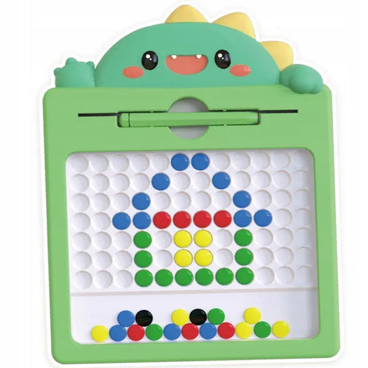 Cute Dinosaur Theme Magnetic Drawing Multicolour Beans Board