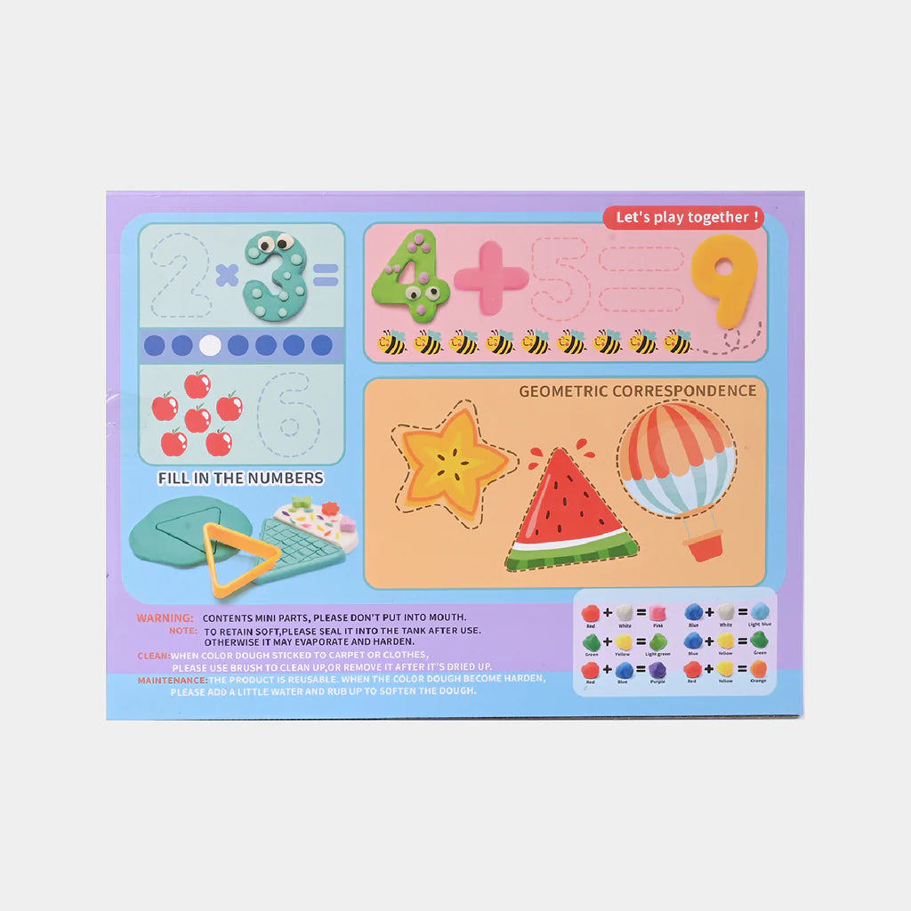 MATHEMATICS LEARNING COLOR DOUGH PLAY SET