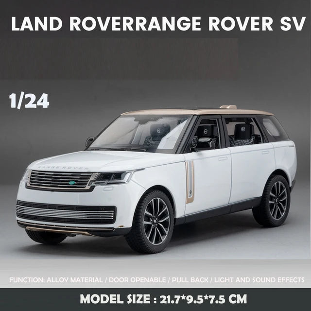 Range Rover Metal Diecast Car - White