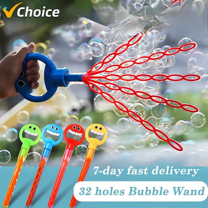 Smiling Face Bubble Stick (Pack Of 2 Stick With 5 Pack Bubbles Refill )