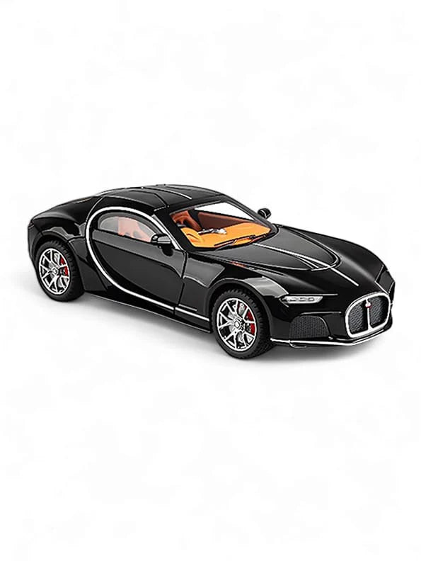 Bugatti Atlantic Metal Diecast Car - Black