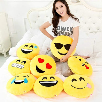 Cute Emoji pillow (Pack Of 2)