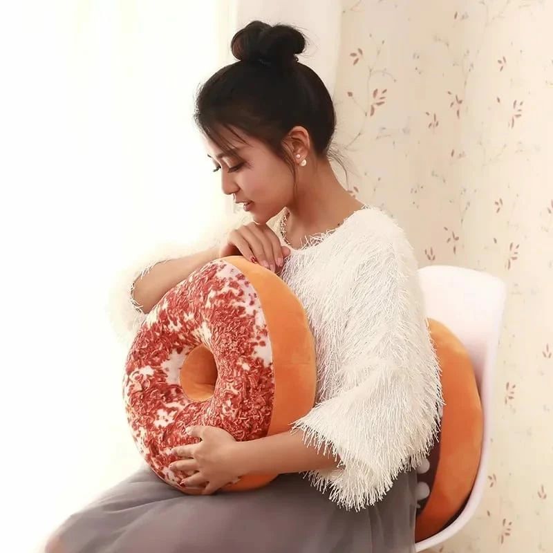 Cute Donut Pillow (Pack Of 2)