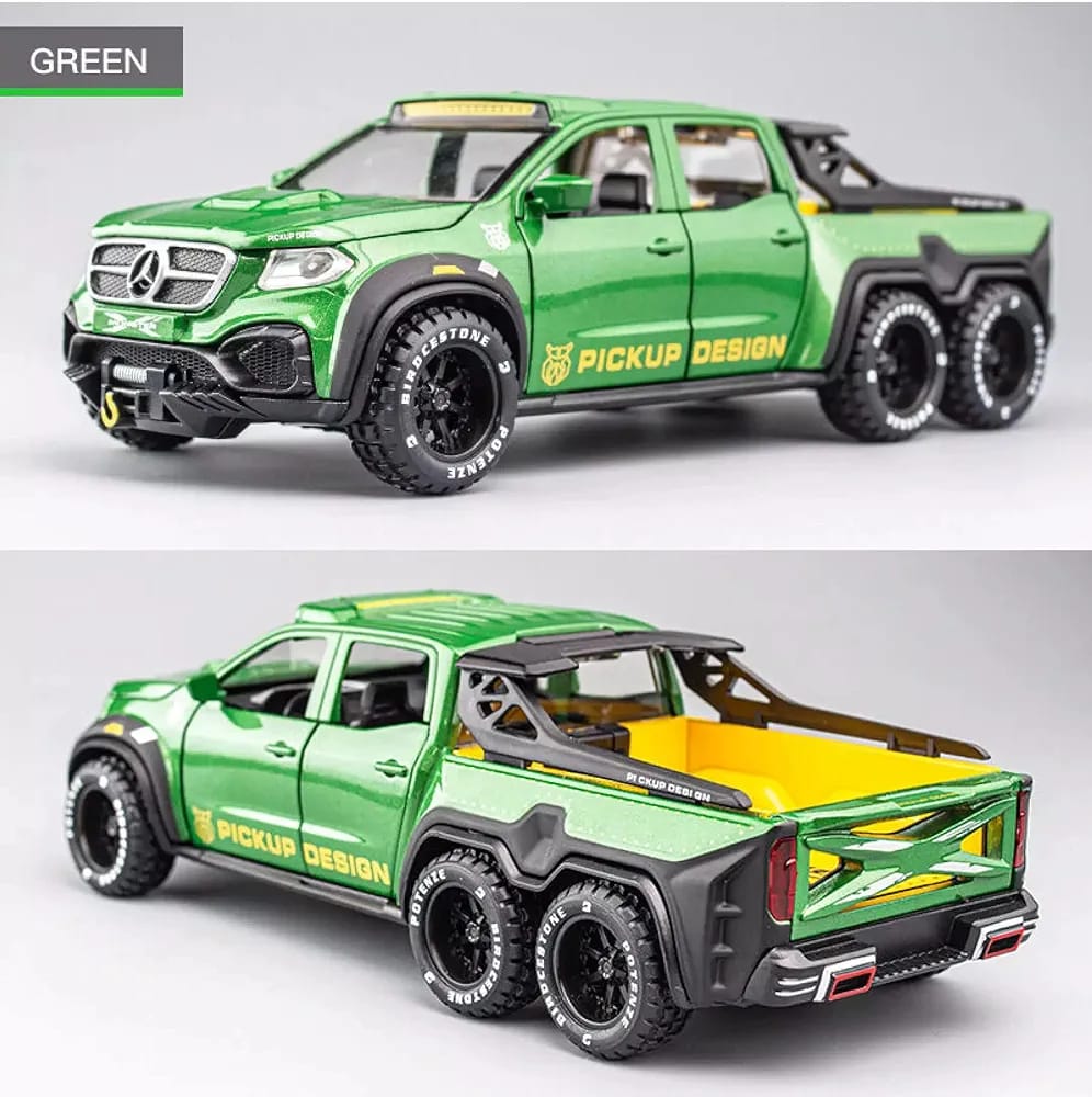 XCLASS EXY 6X6 Pickup Metal Diecast Car