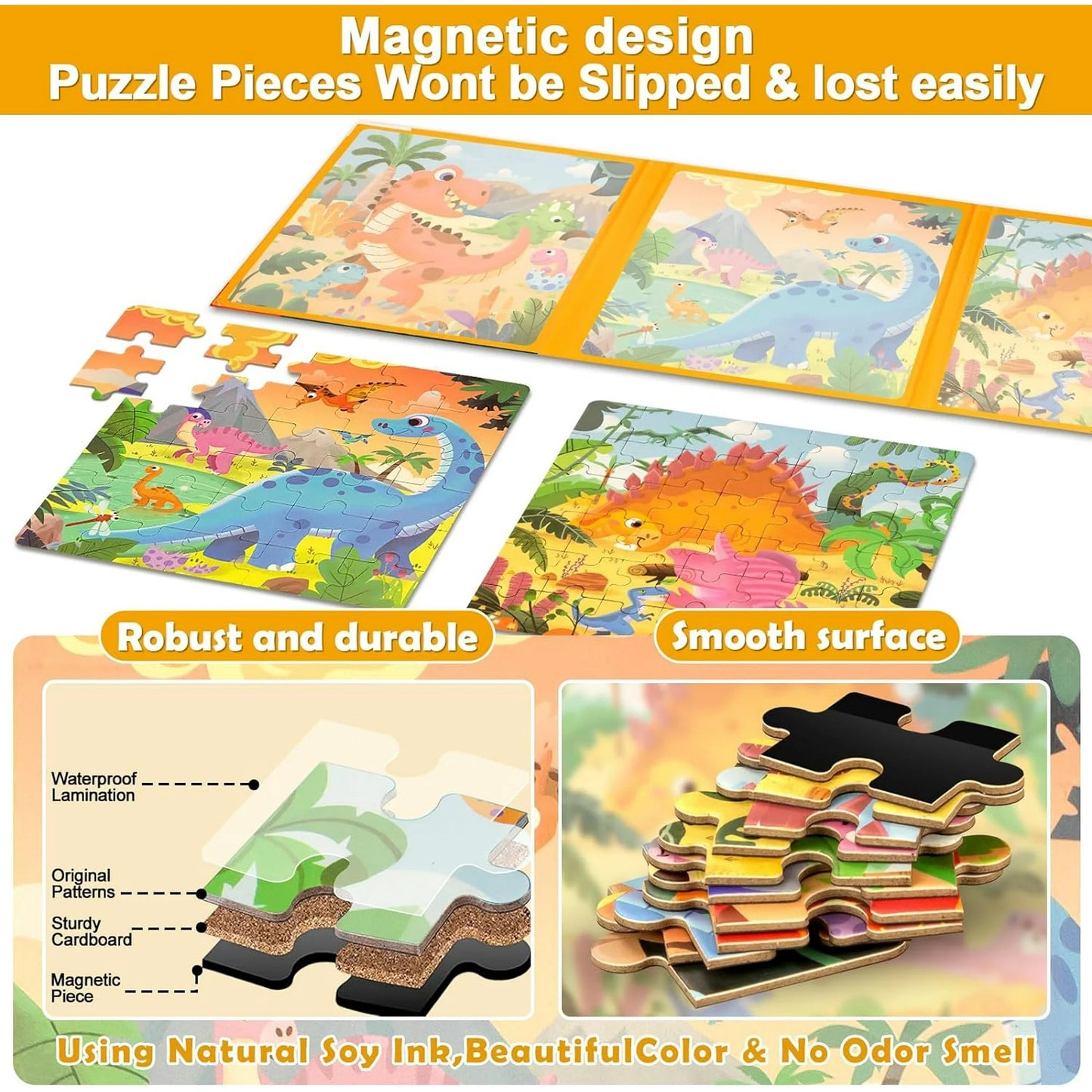 Radiant Interactive Magnetic  Puzzle Book for Kids