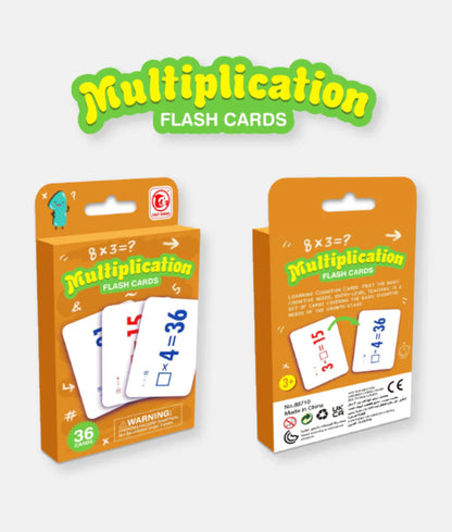 Kids Learning Flash Card (Set Of 4) (36 Cards in 1 Set)