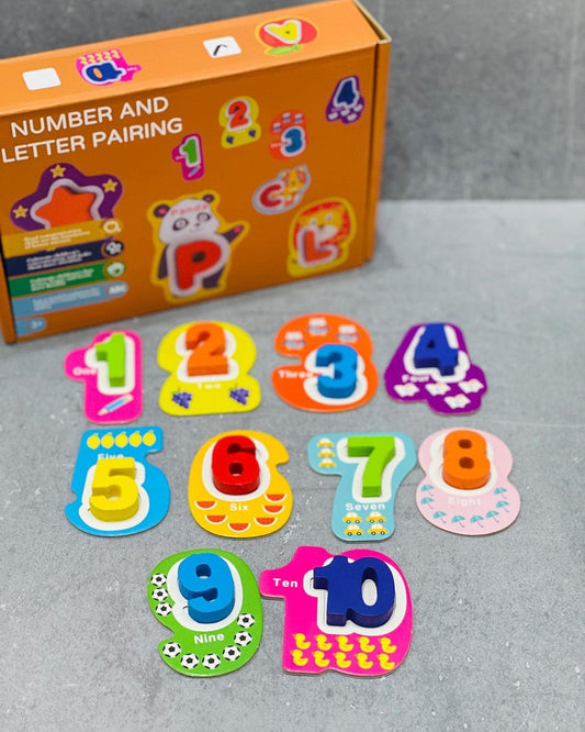 Numbers And Letters Cognitive Pairing Set