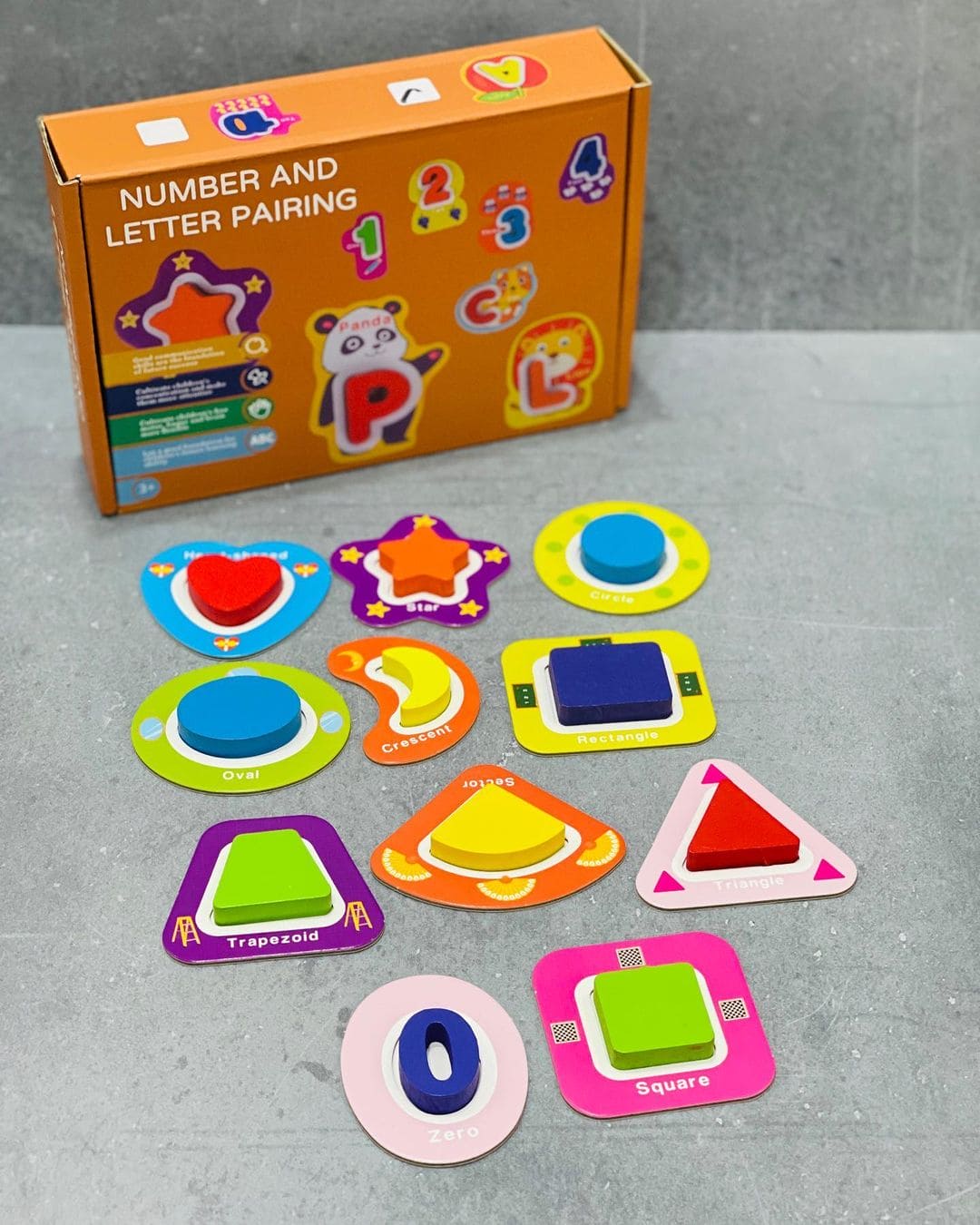 Numbers And Letters Cognitive Pairing Set