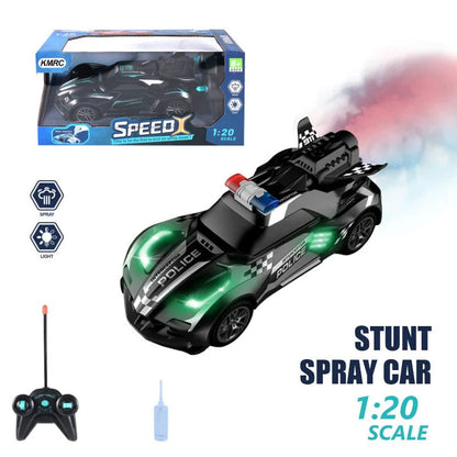 Speed X Police Car Remote Control with Spray